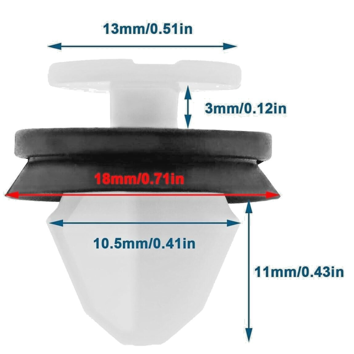 Land Range Rover Trim clips x20  Freelander Discovery Sport Evoque LR00610111