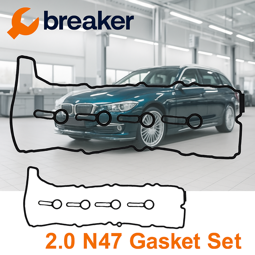 BMW 2.0 N47 Camshaft Cover Gasket Kit – 1/3/5 Series, X1/X3/X5, Premium Leak Fix9