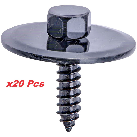 Mercedes Engine Undertray Splash Guard Screws with Large Captive Washer 20x Pack0