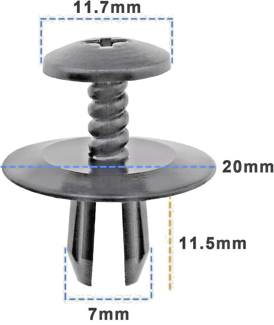 BMW Body Trim Expanding Rivet Clip 15 QTY 51481915964 - X 1 2 3 4 5 6 7 8 Series1