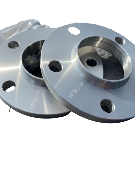 BMW 12mm Wheel Spacers 5x120 Hubcentric Bolt on Kit x4, Precision Fit in Silver3
