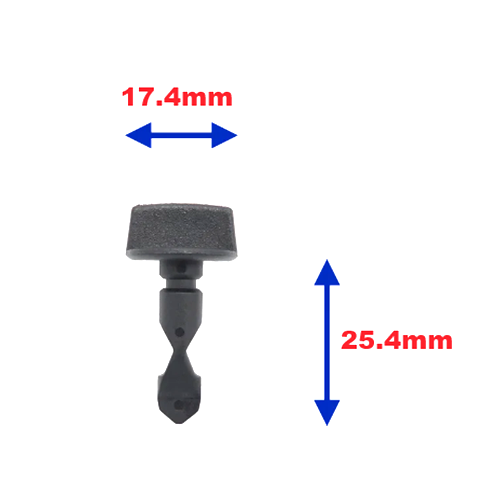 AUDI Bumper Tow Eye Cover Twist Bolt Locking Fastener Clips, - Pack of 4 Pieces.1