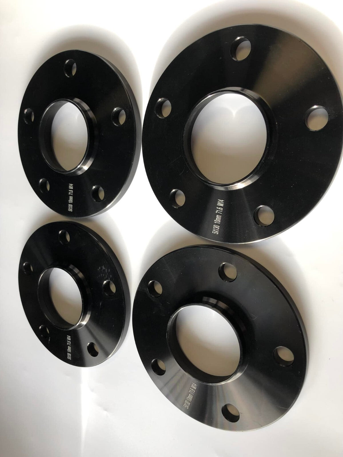 Porsche Wheel Spacers 15mm Set Of 4 in Black 5x130 PSR9Line2