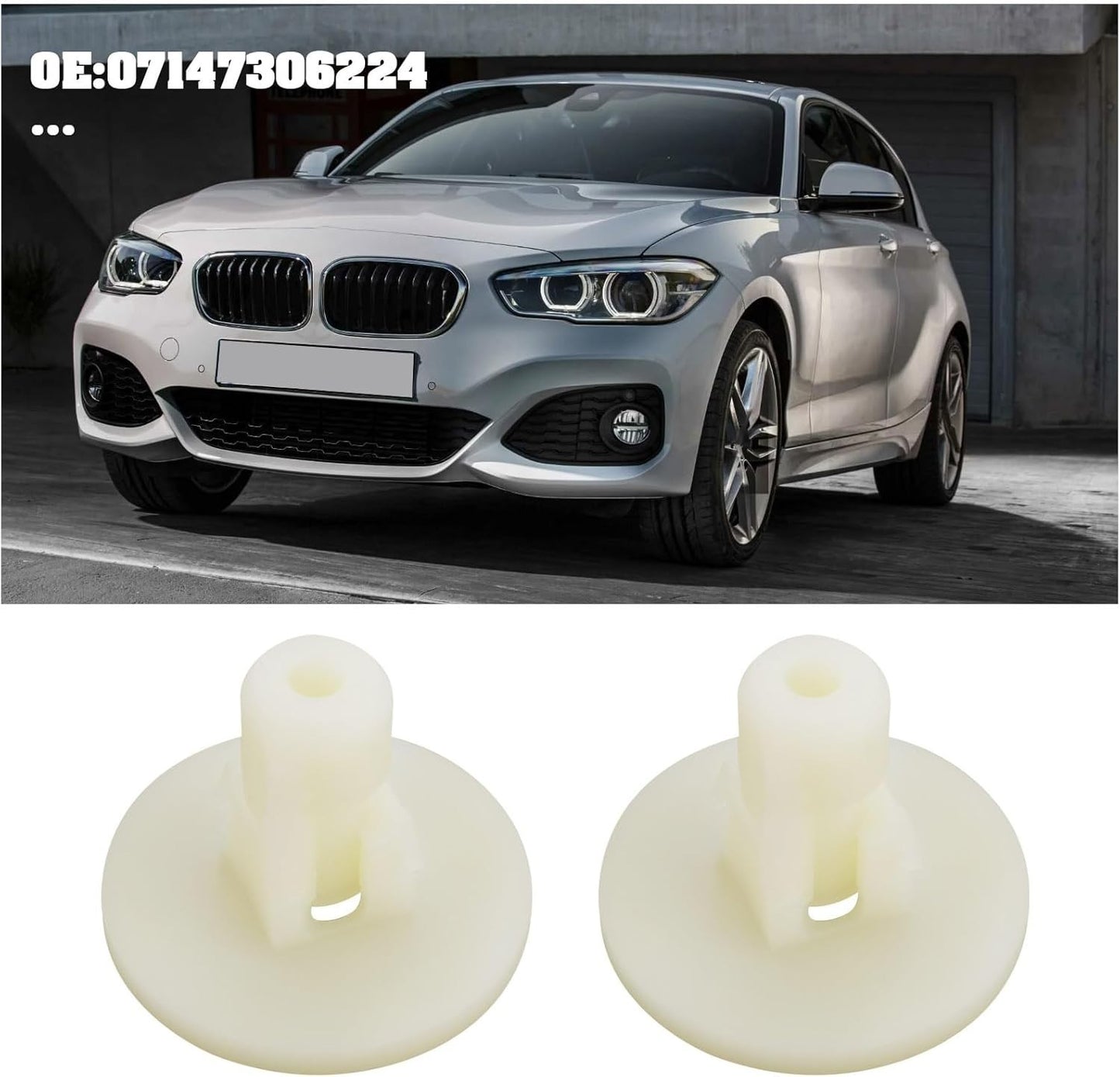 BMW Expanding Grommet Nut Trim Panel Clip - 1 2 3 4 5 6 7 8 & X1 X3 X5 X7 #5 Pcs6