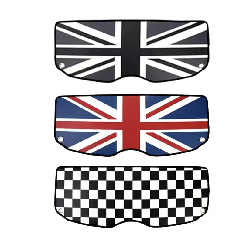 Parcel Shelf Leather Pad Black & White Checker Style - Mini R50 R53 2001 - 20064