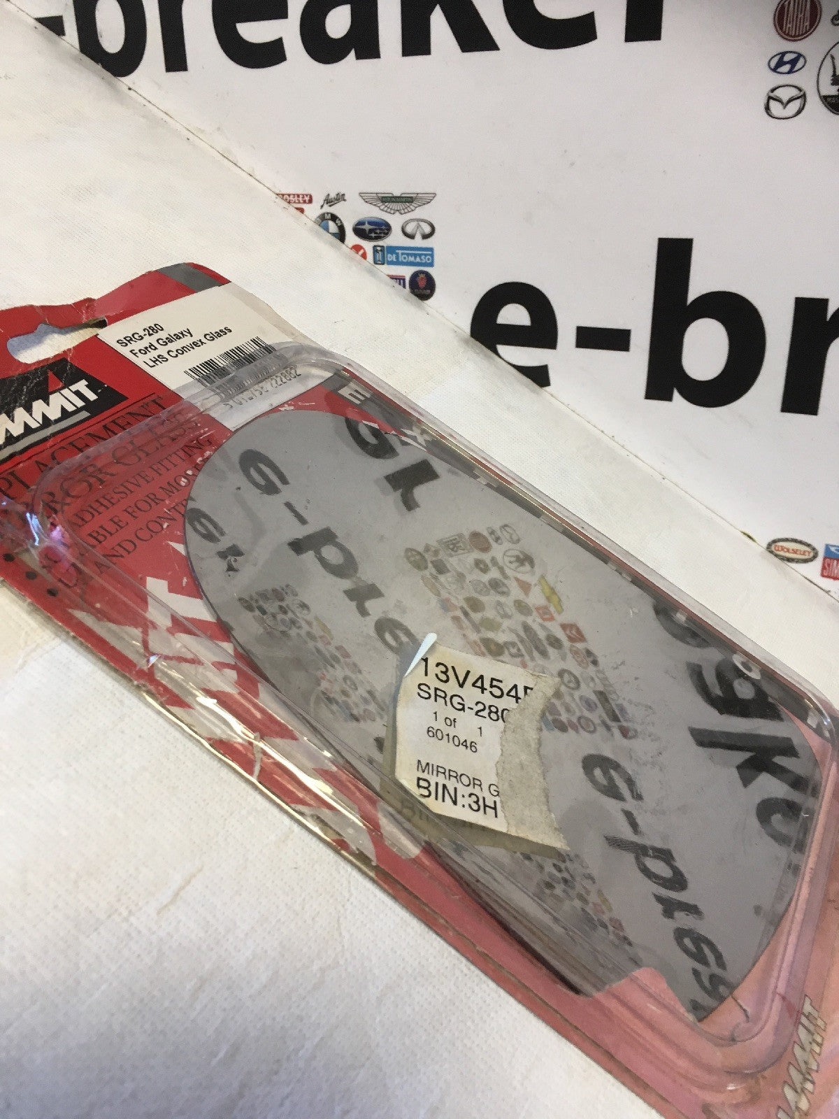 Ford Galaxy VW Sharan Left Side Replacement Door Wing Mirror glass0