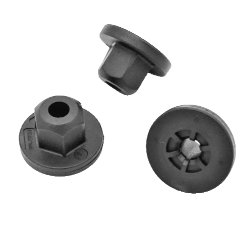 BMW Hex Head Plastic 10mm Nut Under Tray Splash Guard Trim Panel Fastener - 10Pc9
