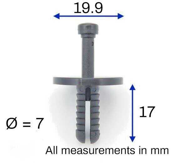 BMW Body Trim Expanding Rivet 51471919209 Qty 20 - 1 3 5 7 8 X5 X6 Series.17