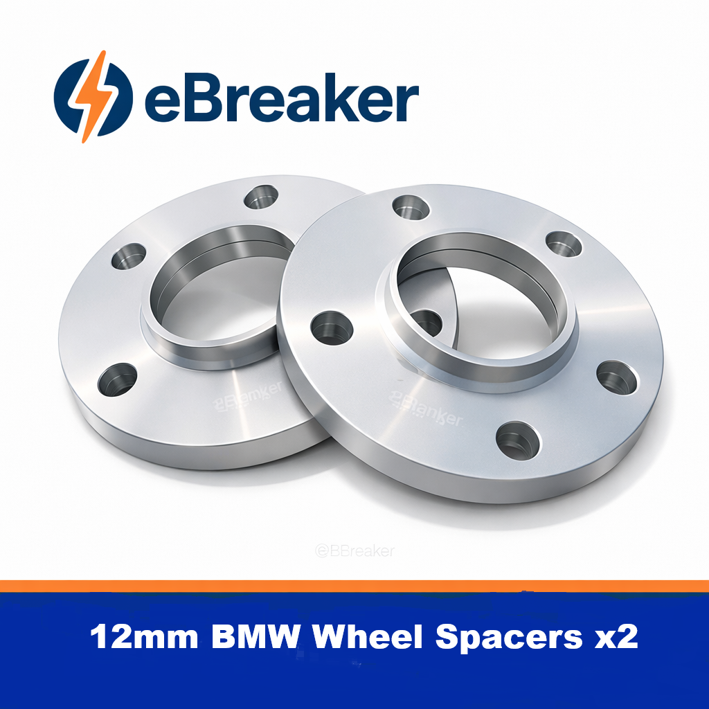 BMW 12mm Wheel Spacers 5x120 Hubcentric With Bolts x4  Precision Fit in Silver14