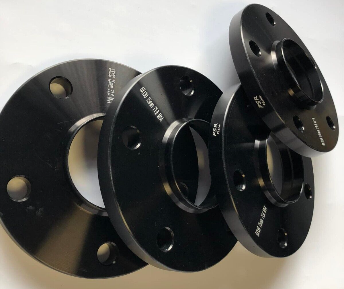 Porsche Wheel Spacers 15mm Set Of 4 in Black 5x130 PSR9Line15