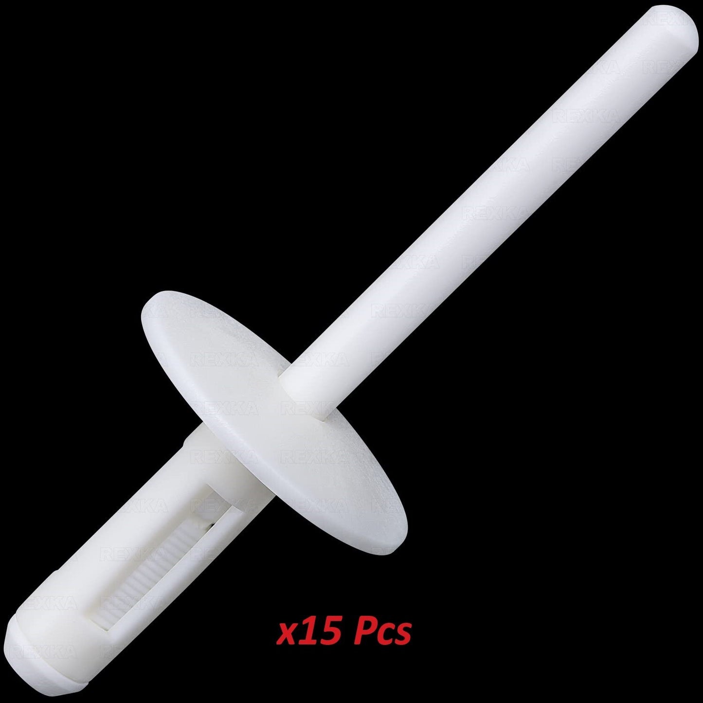 White Wheel Arch Flare & Trim Moulding Rivet Clips for BMW X5 X5M F15 F85 15 Pcs0