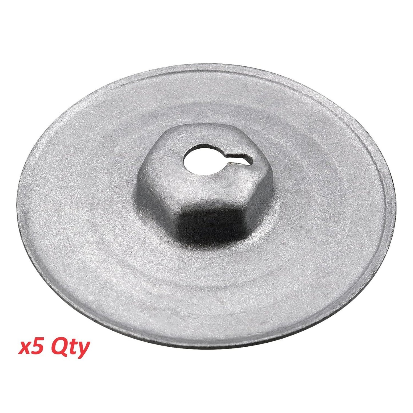 BMW Hex Head Heat Shield Press Stud Metal Washer 30mm Flange 07146949380 QTY x50
