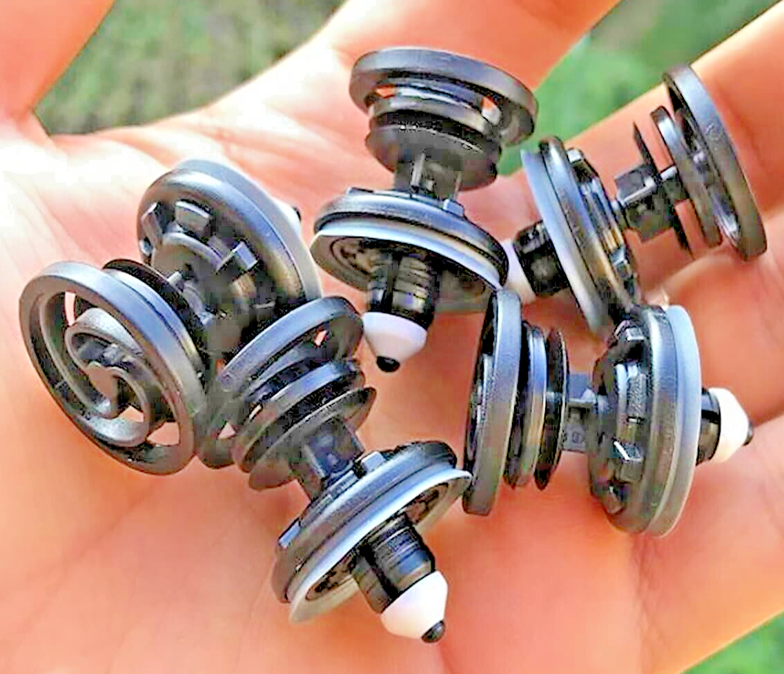 VW Interior Door Card Trim Panel Fastener Clips Sprung Head, x10 Pcs10