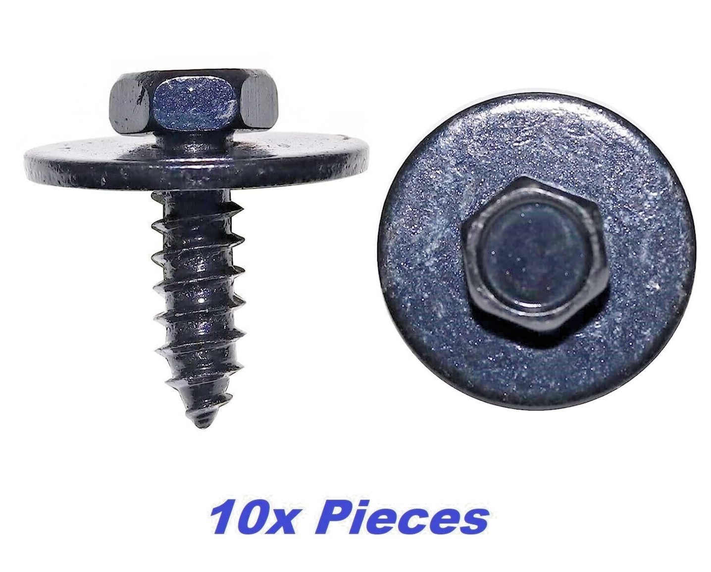 BMW Under-tray Wheel Arch Bumper Mounting Hex Screw with Washer 07147129160 10pc3