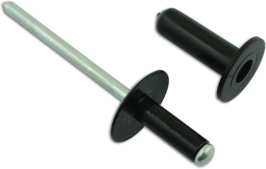 AUTOMOTIVE Bodykit & Wheel Arch Fixing Rivet Alloy with Plastic Head Pack -x 20.21
