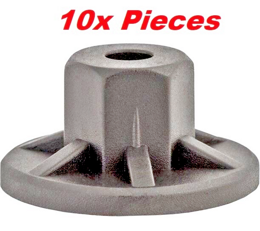 UNDERTRAY ARCH LINER SIDE SKIRT TRIM & BUMPER FIXING NUT AUDI N90757901 10Qty0