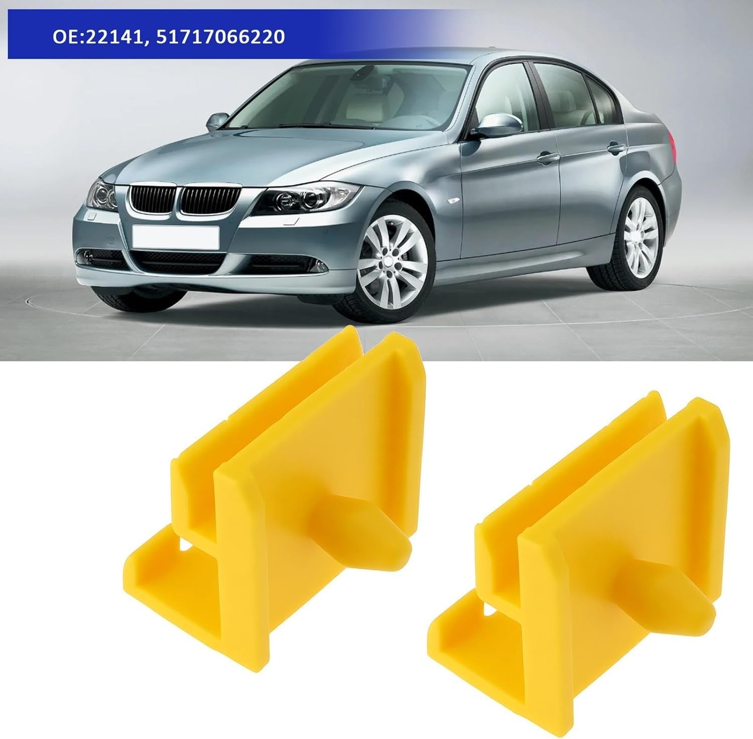 BMW Side Skirt Sill Trim Plastic Moulding Cover Clip x20 Fit 3 5 6 E Series Cars4