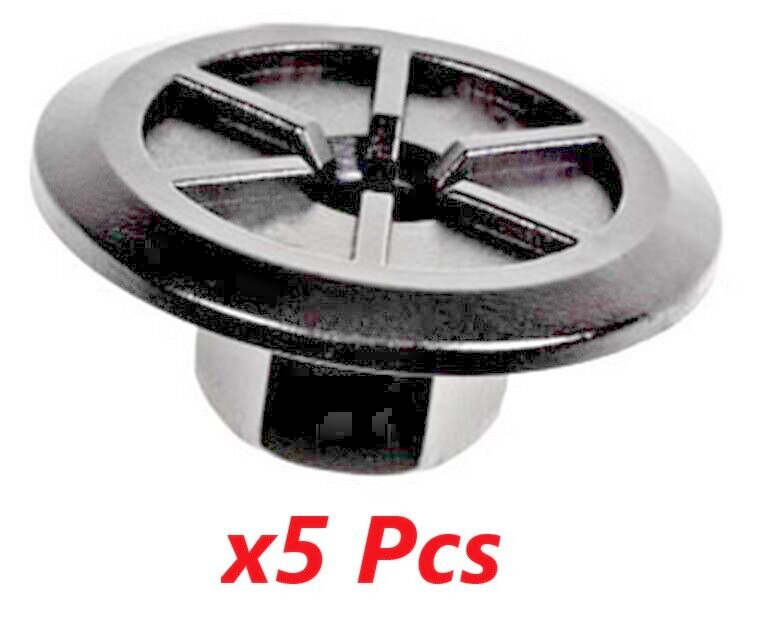 Hex Head Plastic Flanged 10mm Nut x5 pcs Arch Liner, Splash Guard, Underbody0