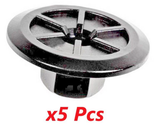 Hex Head Plastic Flanged 10mm Nut x5 pcs Arch Liner, Splash Guard, Underbody0