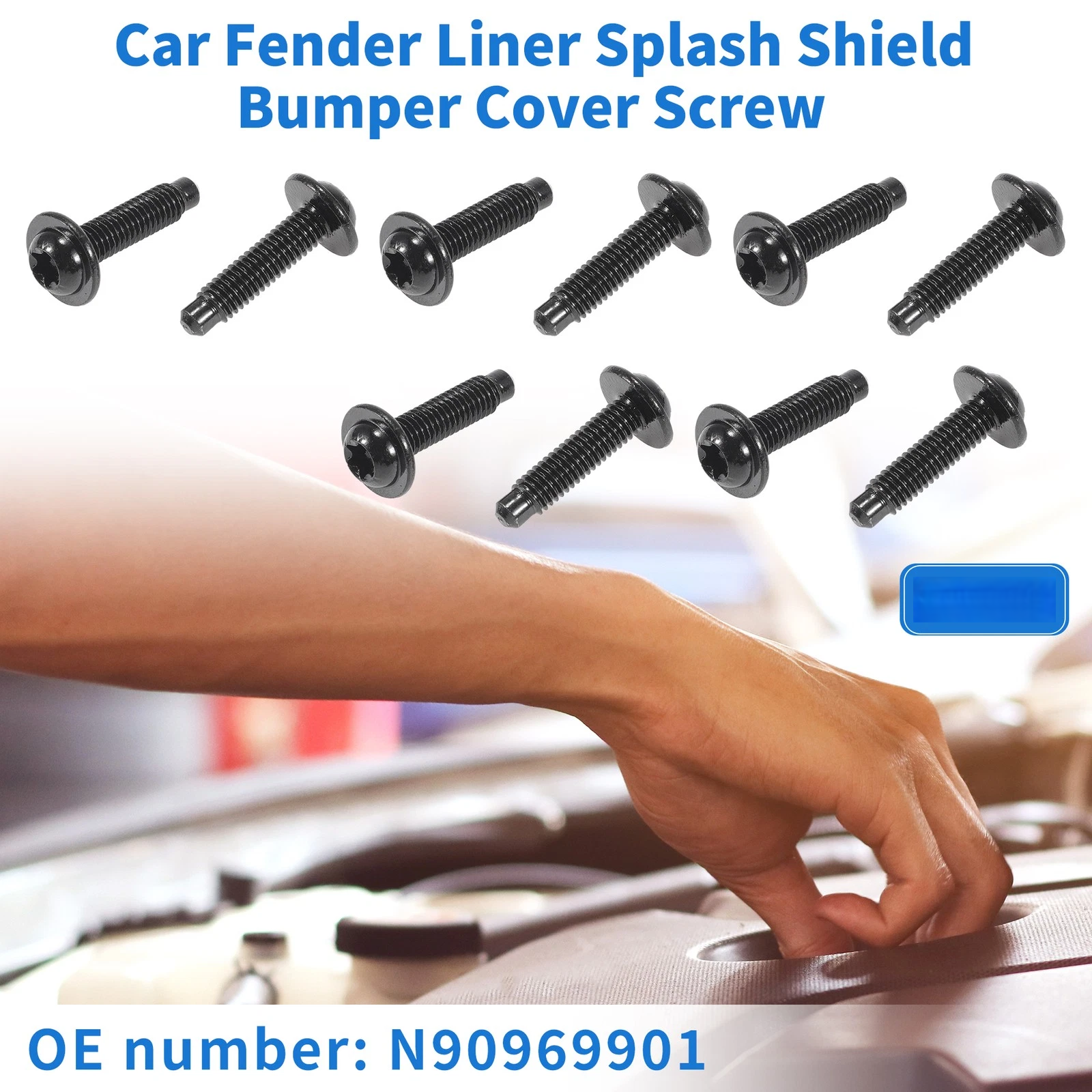SKODA  Torx Bolt M6x30mm N90969901 - Fits VAG VW Audi Seat Skoda Bentley Pack 104