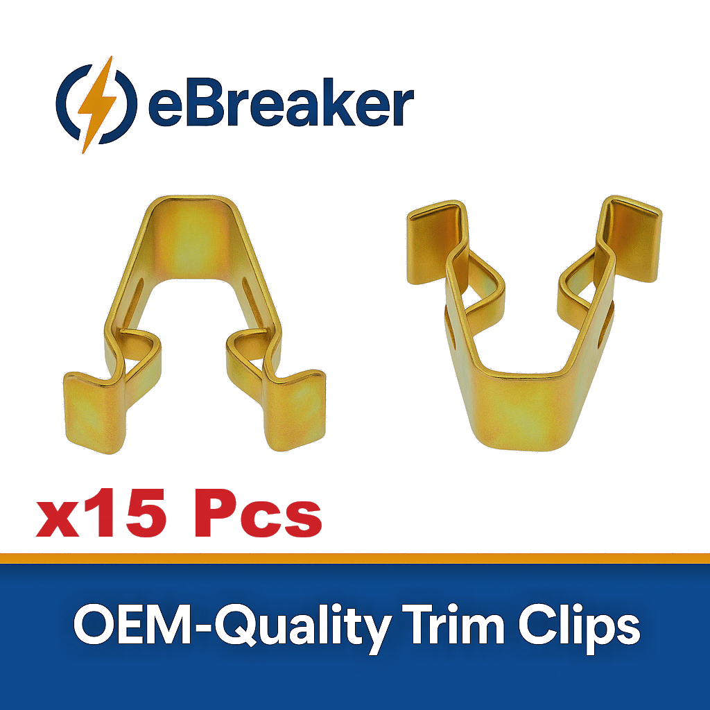 AUDI Interior Door Sill Pillar Trim Consol Panel Metal Clip Fasteners -  Pack 150