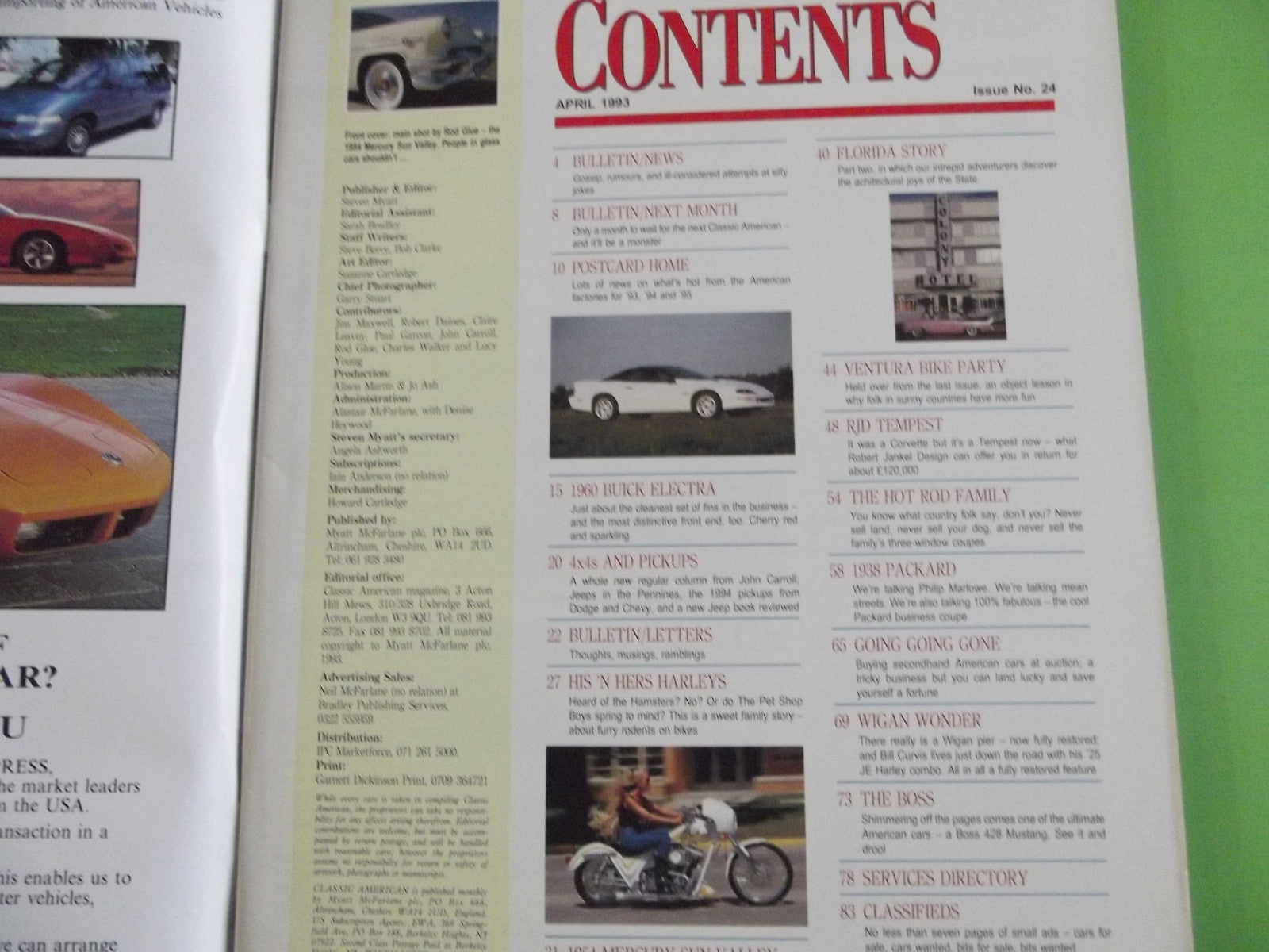 CLASSIC AMERICAN MAGAZINE APRIL 1993 #c11