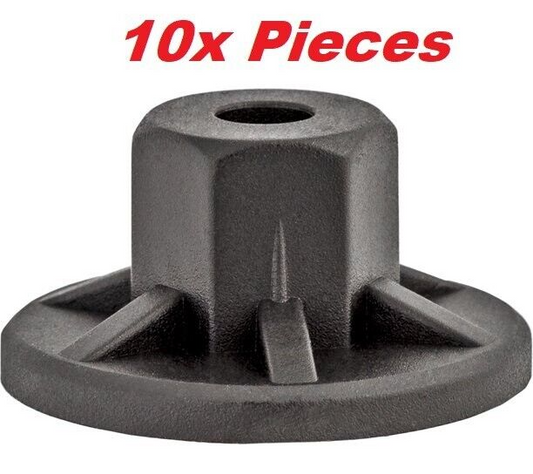 UNDERTRAY ARCH LINER SIDE SKIRT TRIM & BUMPER FIXING NUT SKODA N90757901 10Qty0