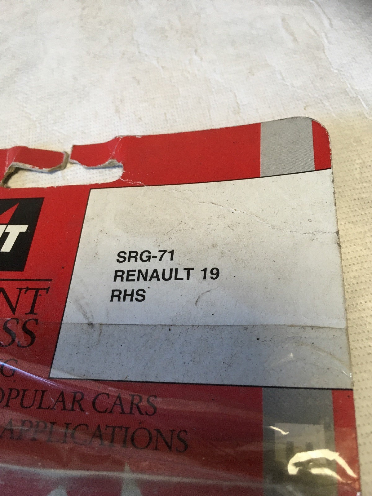 Renault 19 Years 89-96 Right Side Replacement Door Wing Mirror glass1