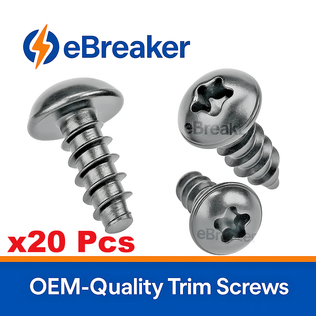 VW Small Interior Trim Panel Fixing Torx Head Screw - x20 Pcs, Fits 2000 to 20240