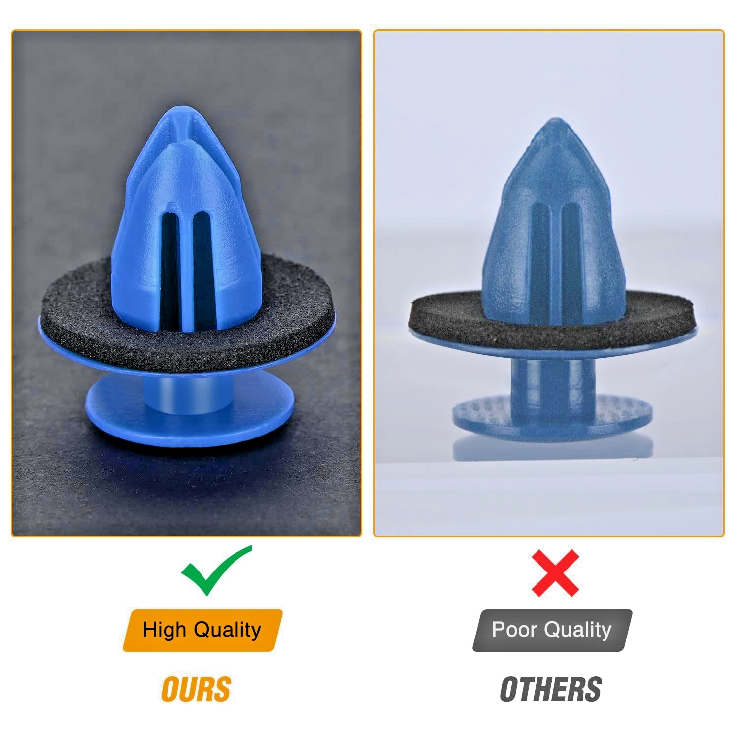 AUDI Wheel Arch Flare Moulding Trim Fastening Clip  x15, Q2 Q3 Q5 Q8 E-TRON RSQ319