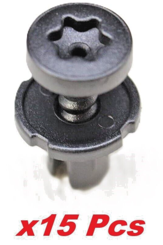 Peugeot Torx Head Plastic Screw Fit Trim Rivet x15 Pcs #6555LE0