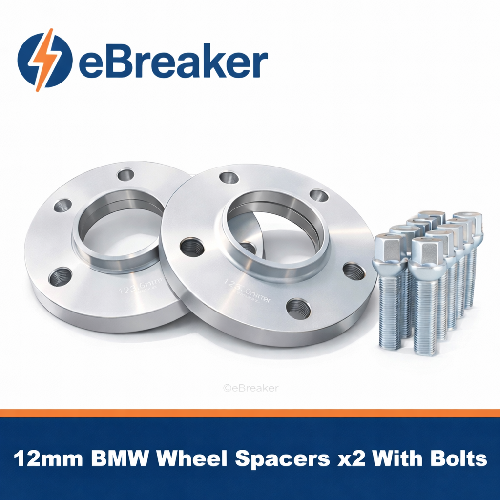 BMW 12mm Wheel Spacers 5x120 Hubcentric With Bolts x4  Precision Fit in Silver1