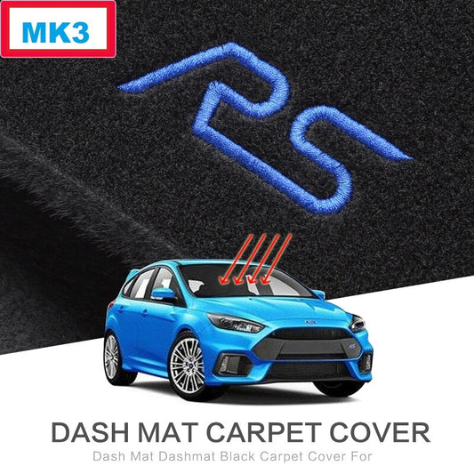 Ford Focus RS MK3 2016-2018 Dash Cover Mat Sun Protection Cover0
