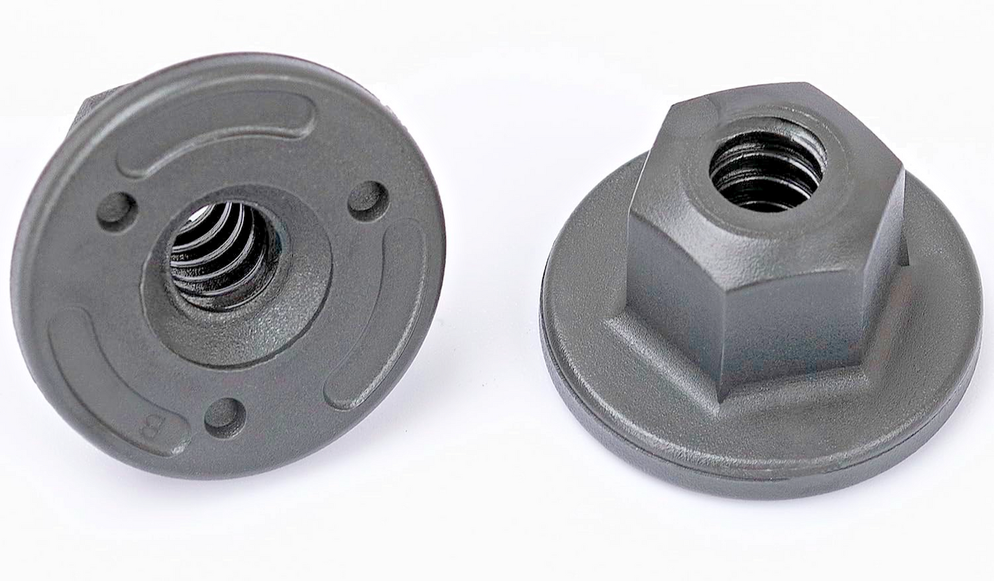 MINI Plastic Hex Nut Coarse Thread Fixing of Bodywork Trim Clip Panels - Pack 1514