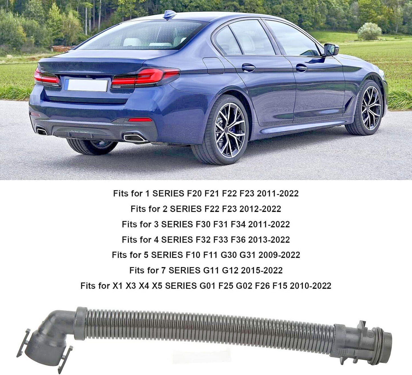 N47N B47 BMW Diesel Engine Crankcase Breather Pipe 8479957 BMW 1 2 3 4 5 Series4