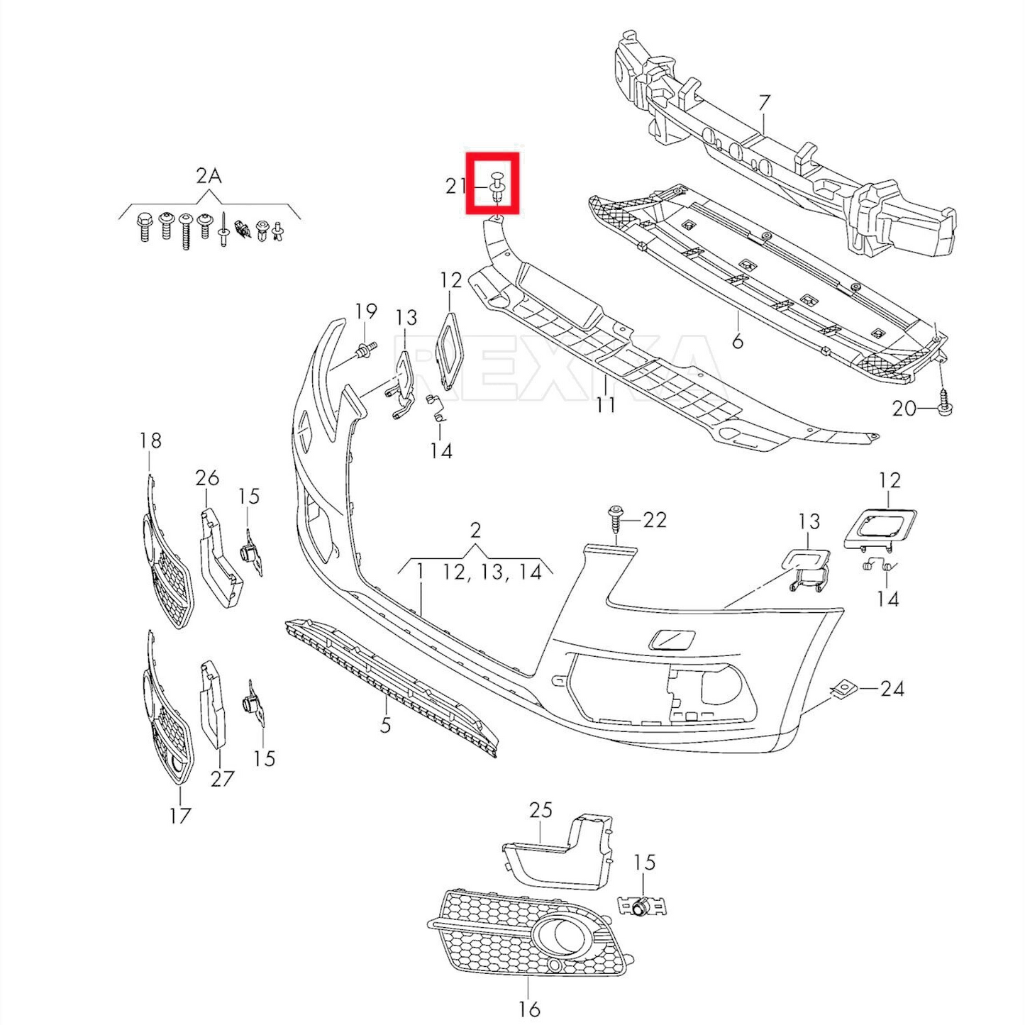 AUDI Push Fit Rivet Trim Panel Clips  A2 A4 A5 A8 Q3 Q5 Q7 Q8 TT # 4D0807300 x5.15
