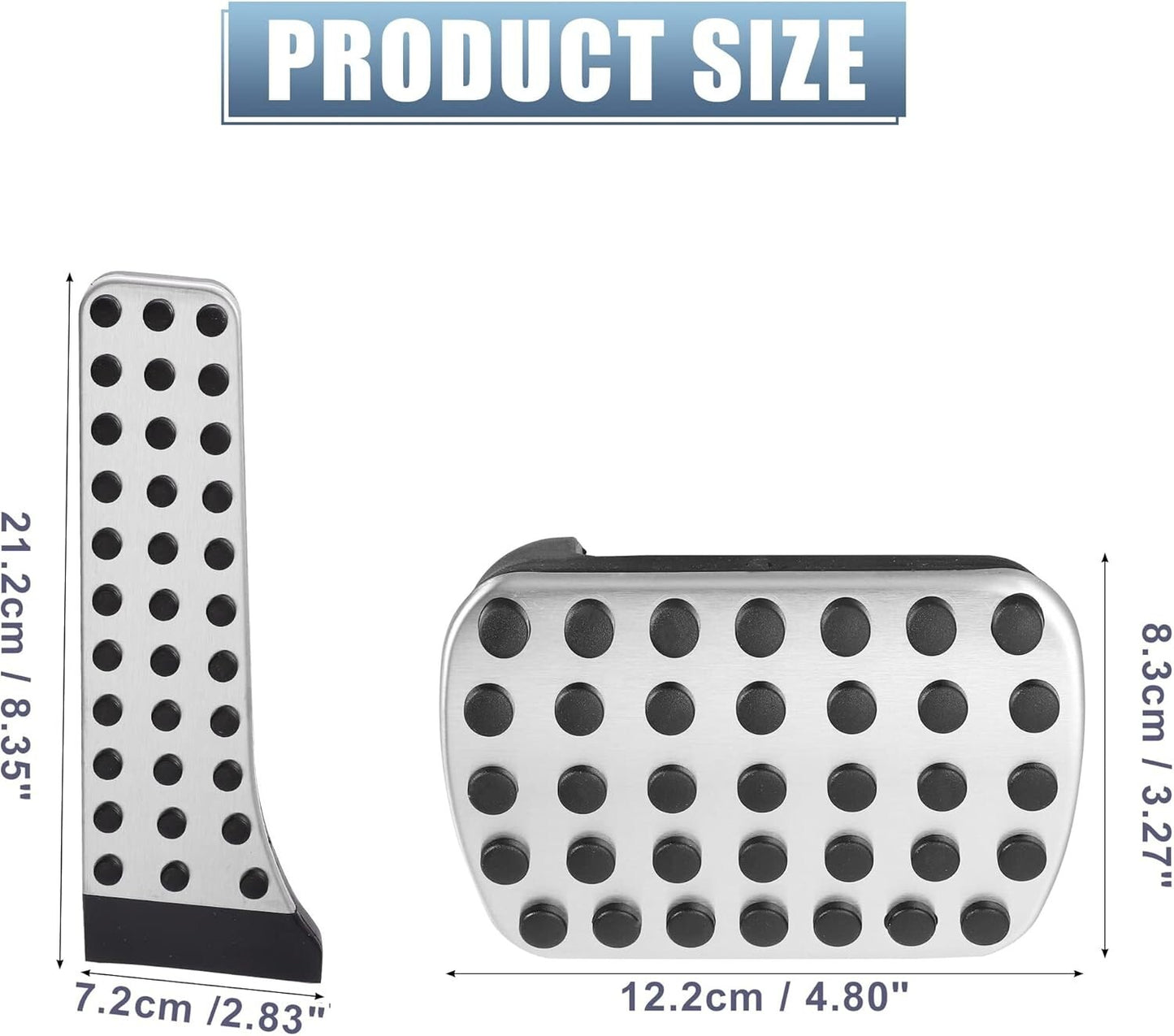 Mercedes AMG Pedals Set 3PCS Stainless Steel Fuel Brake Footrest  A C E SL  CLS12
