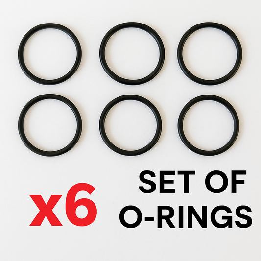 BMW Diesel Injector Seals Viton Upgrade Fits 1,3,5,6,7,X5,X6 Series Set Of 6xPcs0