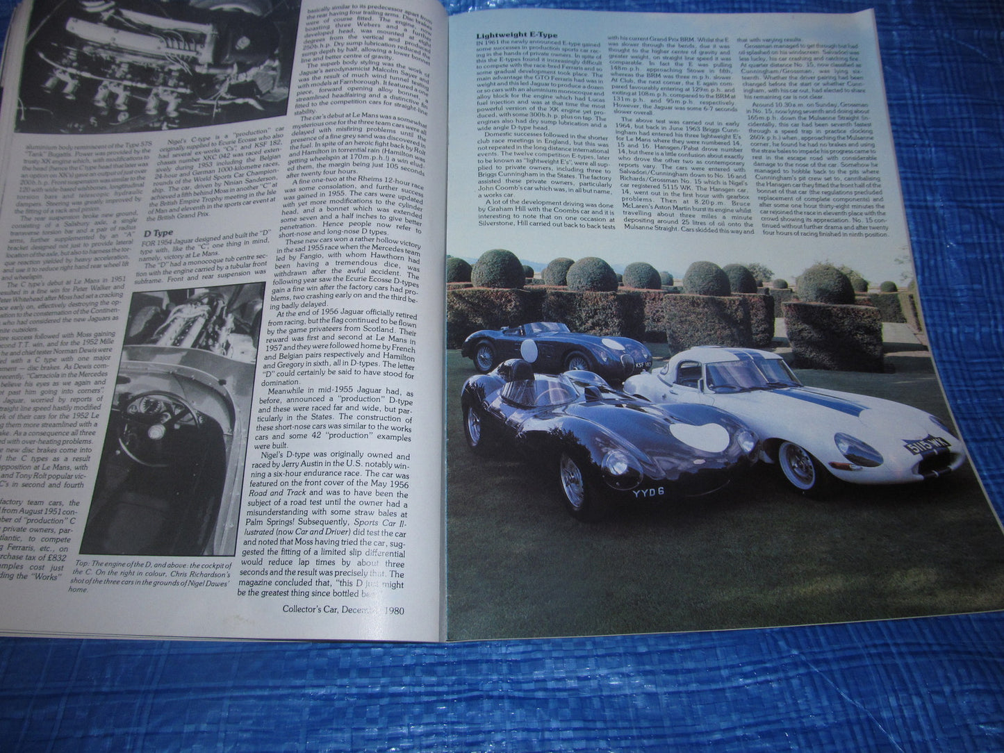 1980 DECEMBER COLLECTORS CAR MAGAZINE / BUGATTI MERCEDES PORSCHE JAGUAR C D #bk17
