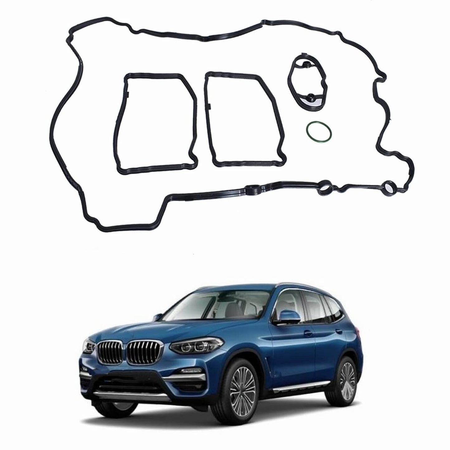 BMW Rocker/Cam/Cylinder Head Valve Cover Gasket Set N20 N26 Engines, 111275881488