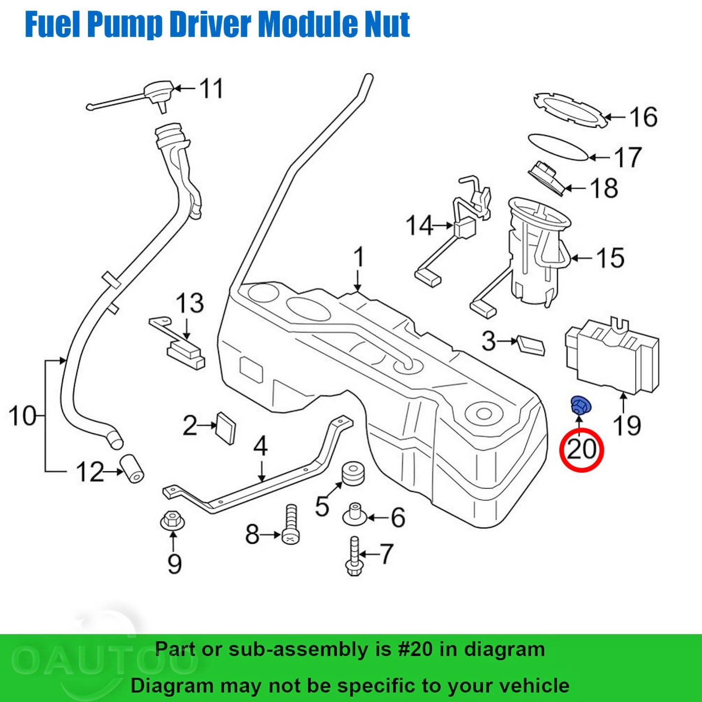 BMW Hex Head Plastic 10mm Nut Under Tray Splash Guard Trim Panel Fastener - 10Pc17