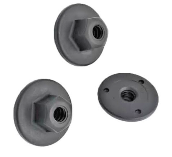 10mm Hex Head Plastic Flanged Nut x15 pcs Arch Liner Splash Guard Underbody Tim.19