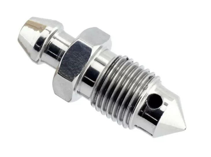 Porsche Cayenne Brembo Brake Caliper Bleed Screw M10x1 10mm, Twin Pack with caps13