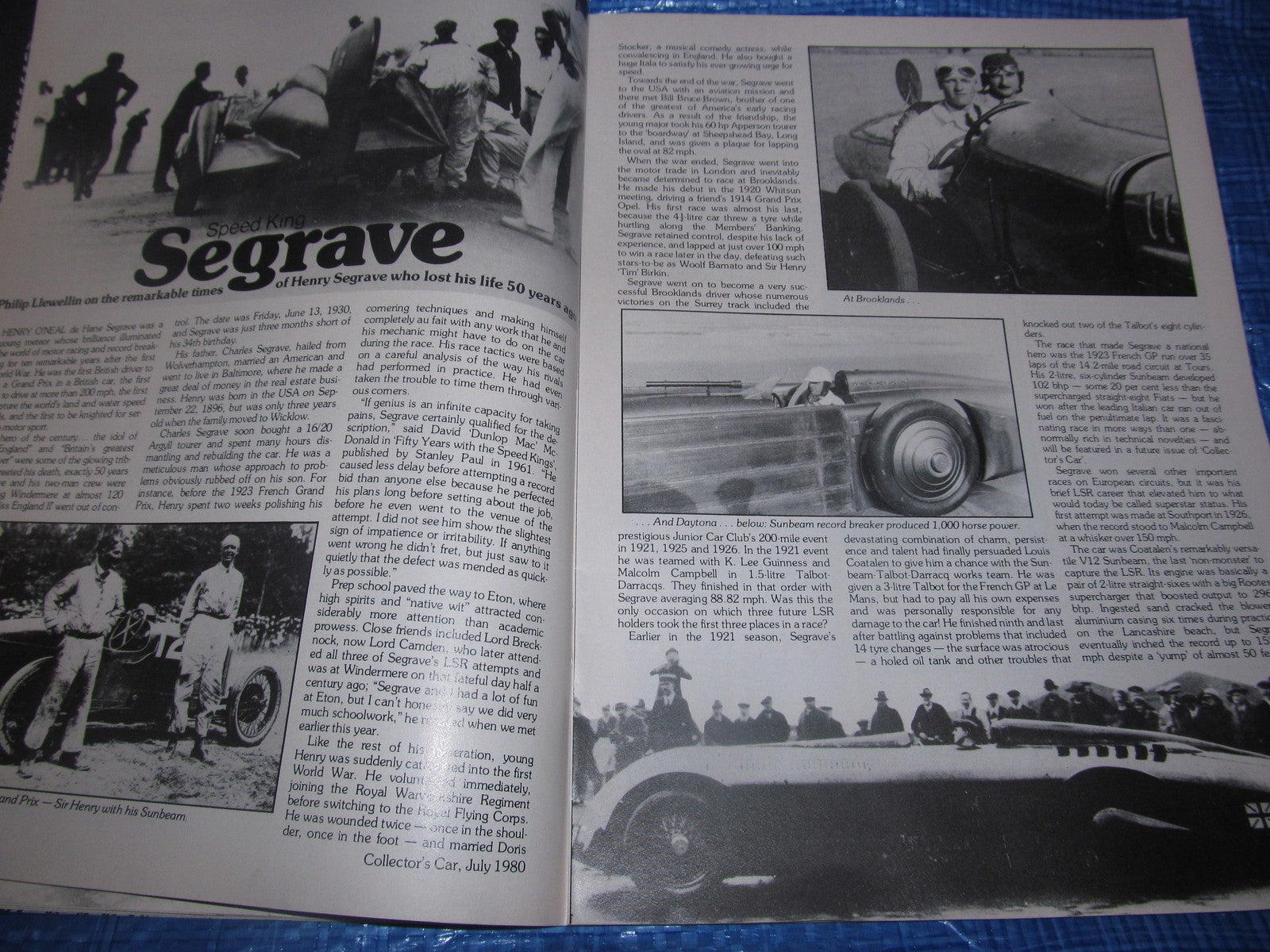 1980 JULY COLLECTORS CAR MAGAZINE / ROLLS ROYCE CITROEN MG AUSTIN 7 RACER  #bk16