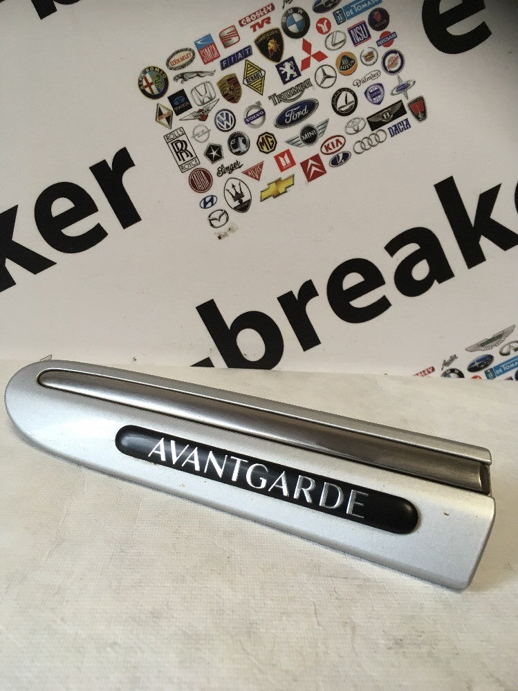 Silver Front Wing Trim Body Moulding Left Side From Mercedes C Class W203 00-050