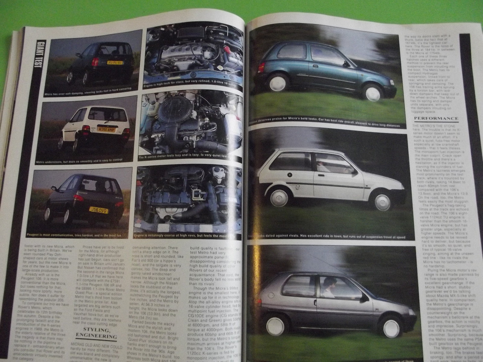 CAR MAGAZINE NOVEMBER 1992 #c14