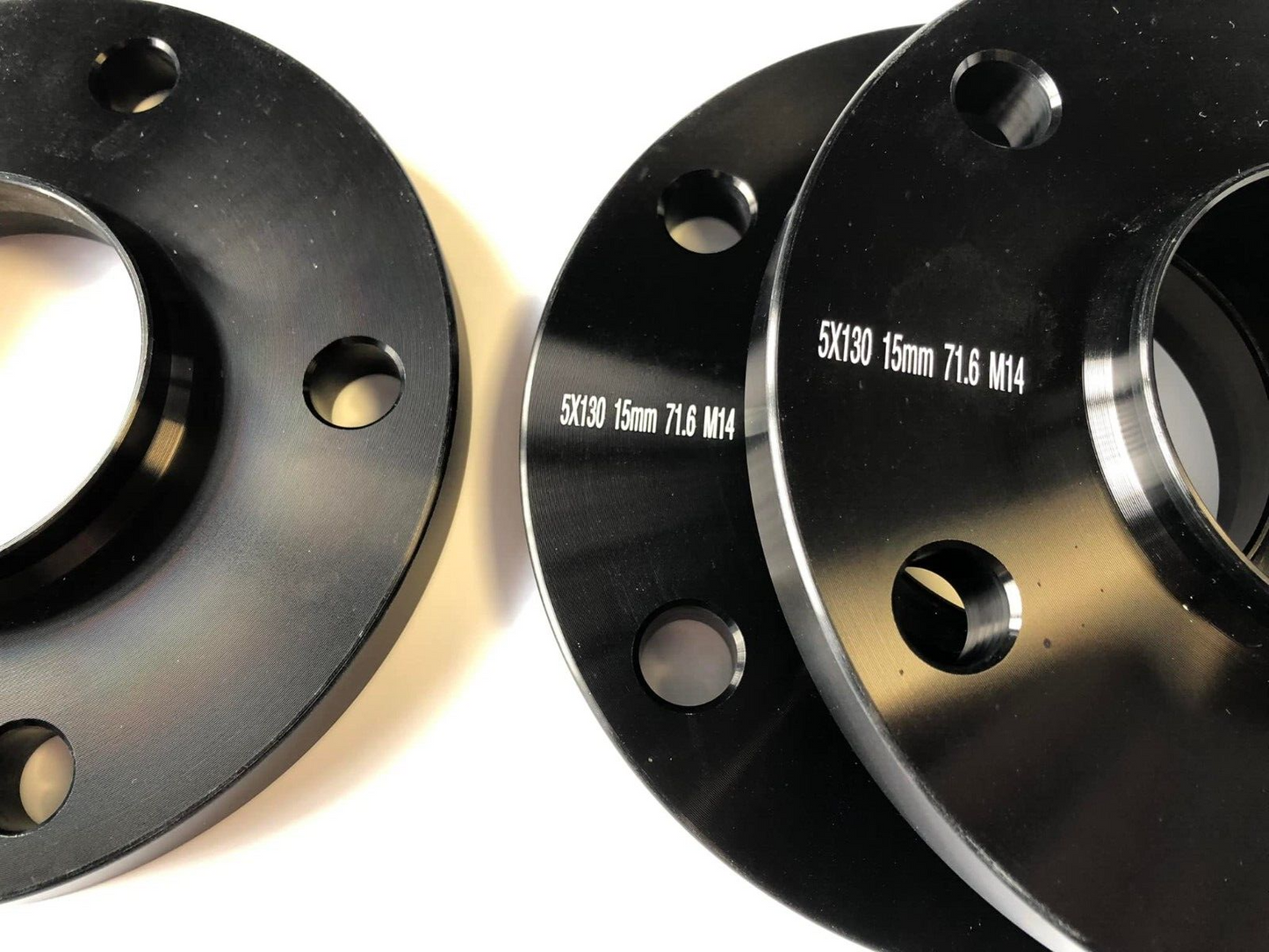 Porsche Wheel Spacers 15mm Set Of 4 in Black 5x130 PSR9Line3