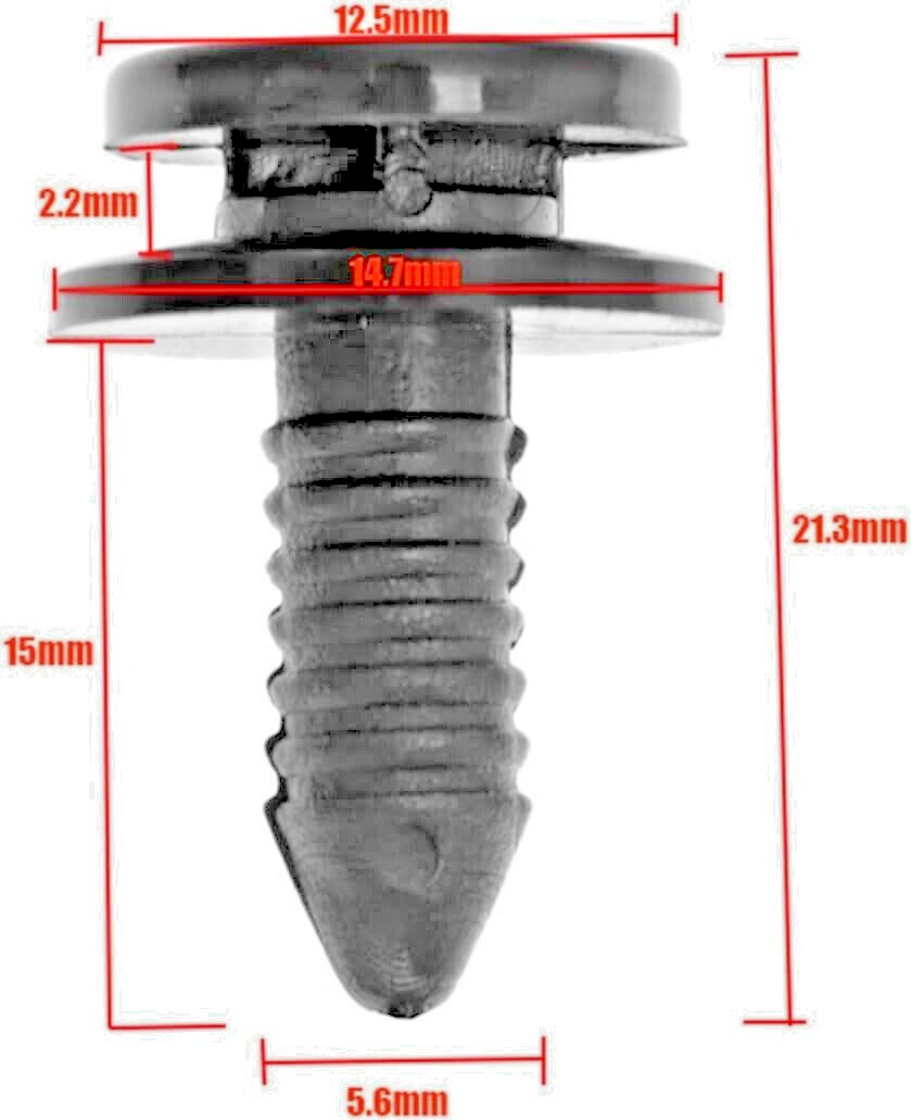 Interior Trim Panel Door Card Clip - VW AUDI SEAT SKODA 3B0867333 x10Qty1