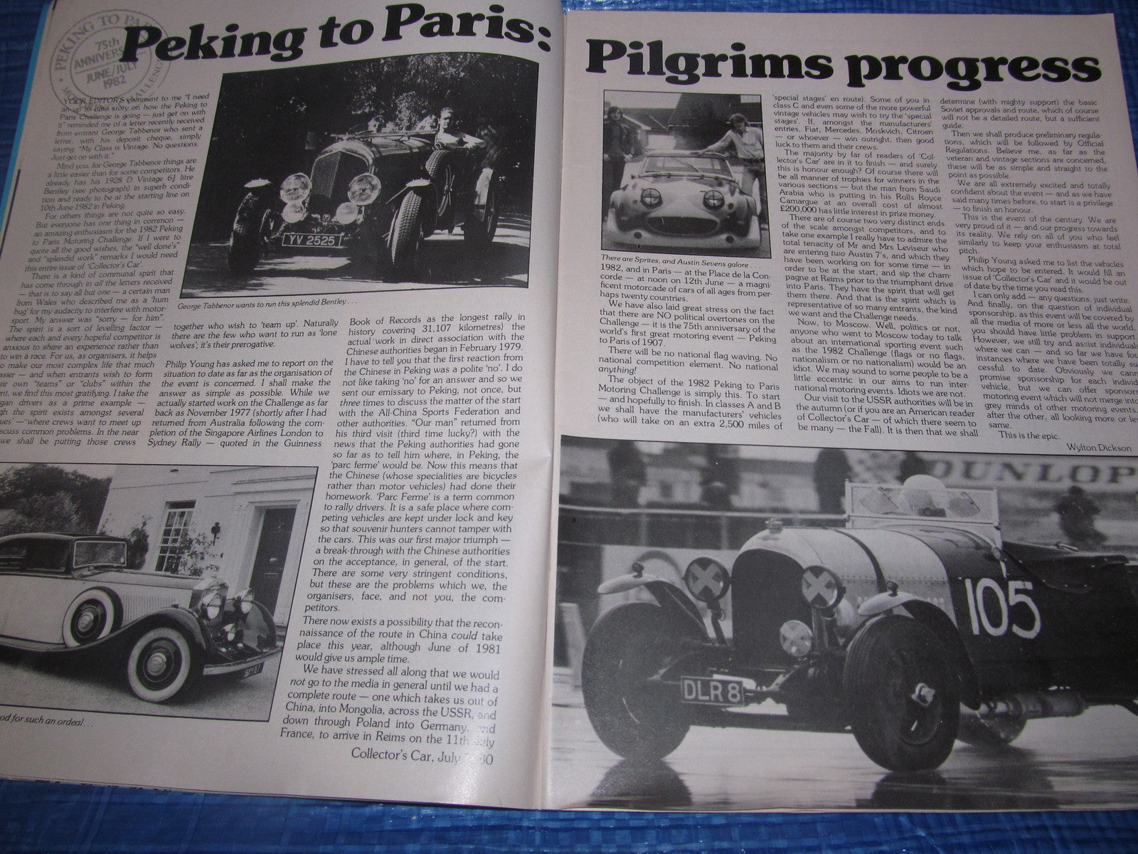 1980 JULY COLLECTORS CAR MAGAZINE / ROLLS ROYCE CITROEN MG AUSTIN 7 RACER  #bk13