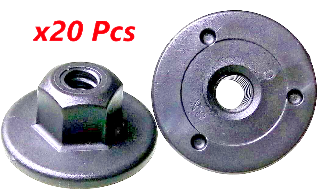 SKODA 10mm Hex Head Threaded Plastic Nut Undertray wheel Arch Splash Guard Trim.0